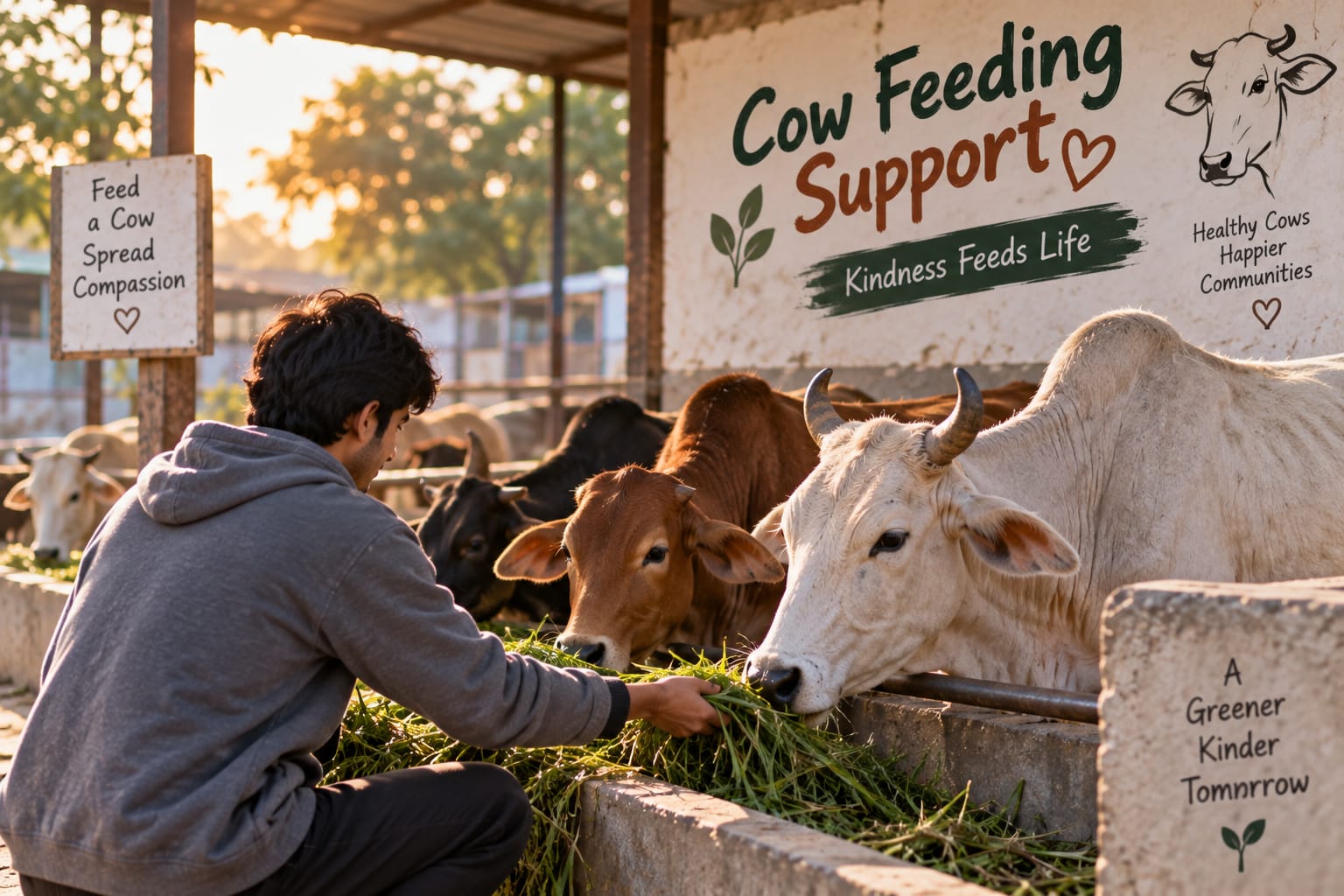 Cow Feeding Support representative visual